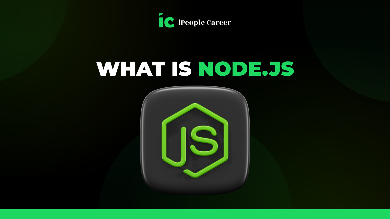 What is Node.js with Node.js logo.